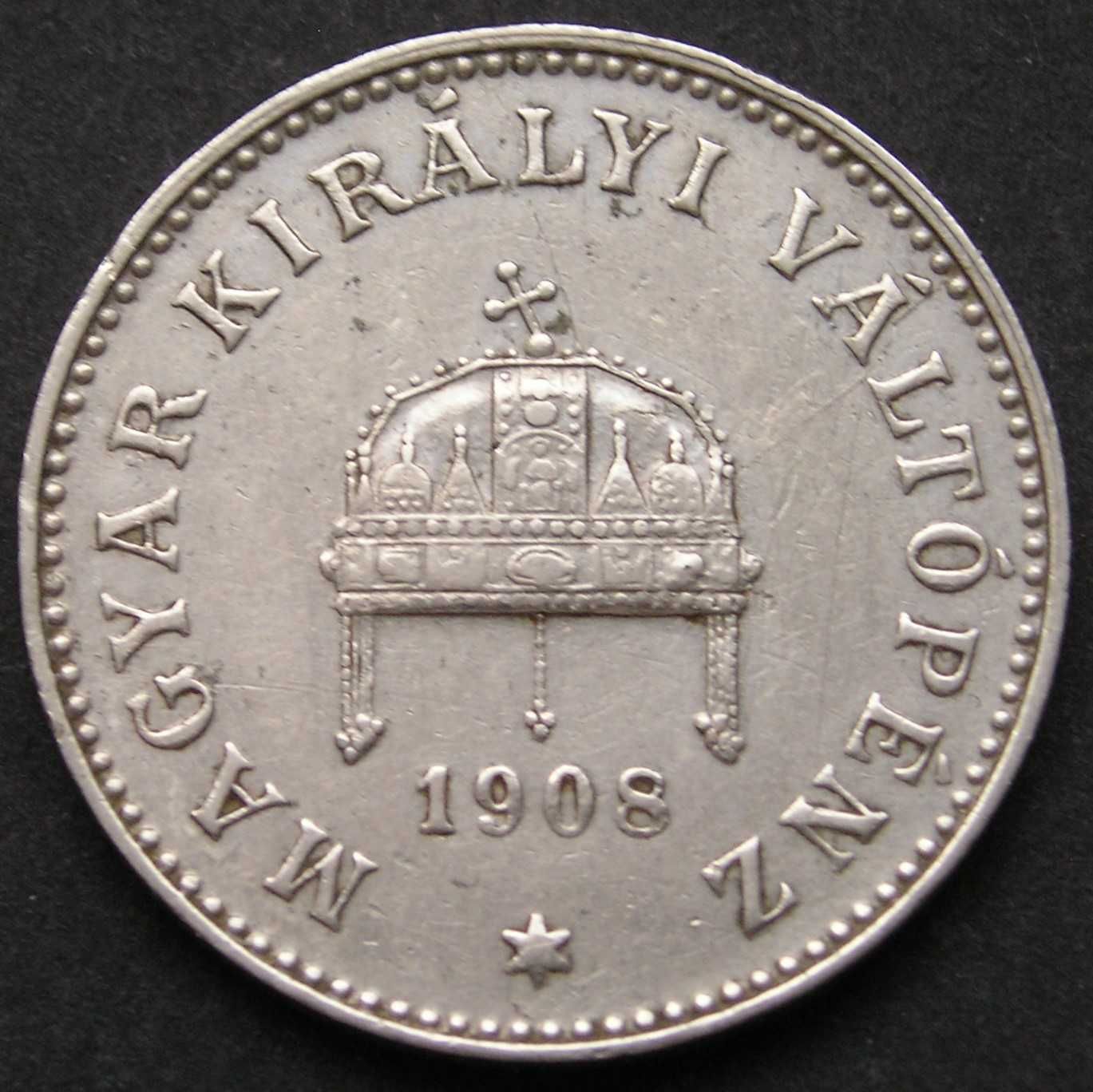 Austro-Węgry 20 filler 1908