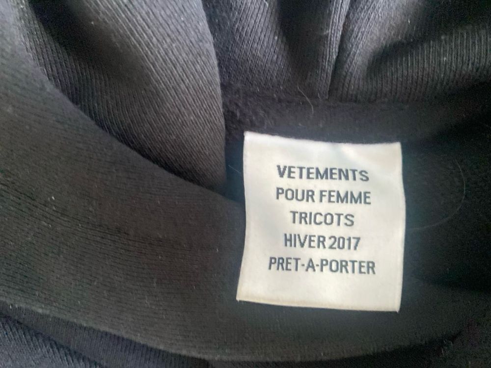 Vetements TFD худи