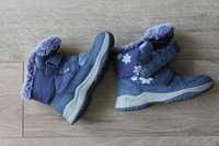 Ciemnoniebieskie buty zimowe zapinane na rzepy 28 Lupilu waterproof