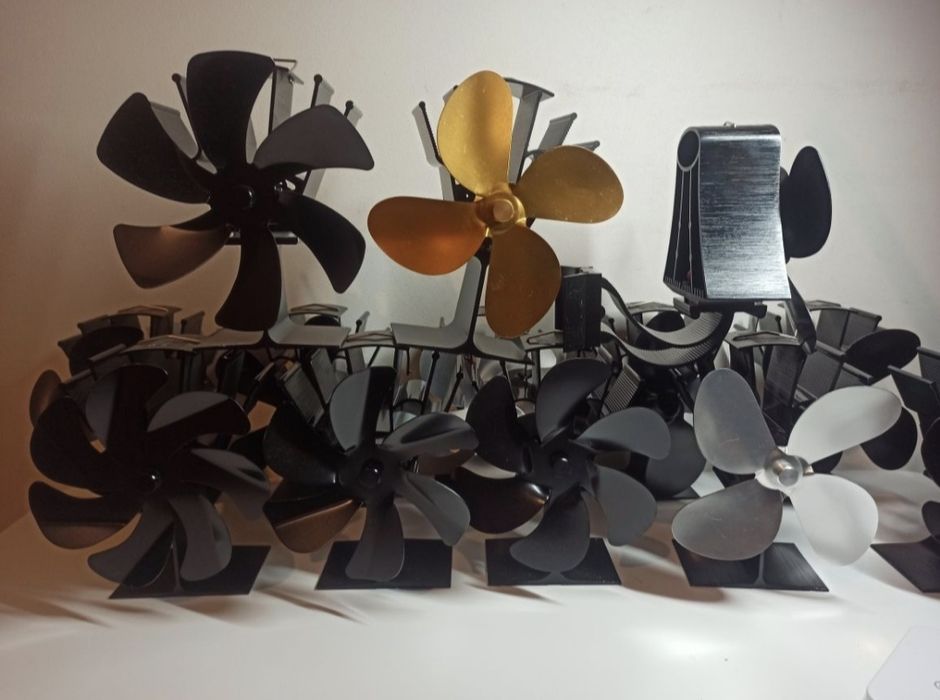 Термоелектричний вентилятор для камінів,буржуйок,печей