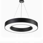 Lampa Sufitowa Żyrandol LED ORIN czarna matowa wisząca 60 cm Loft