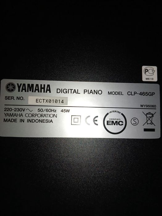 Yamaha CLP 465 GP Clavinova pianino cyfrowe + skrzynia