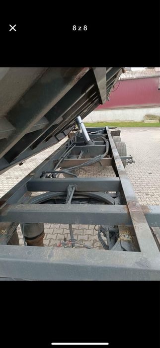 Przyczepa rolnicza 3 osiowa, wywrot 3 strony