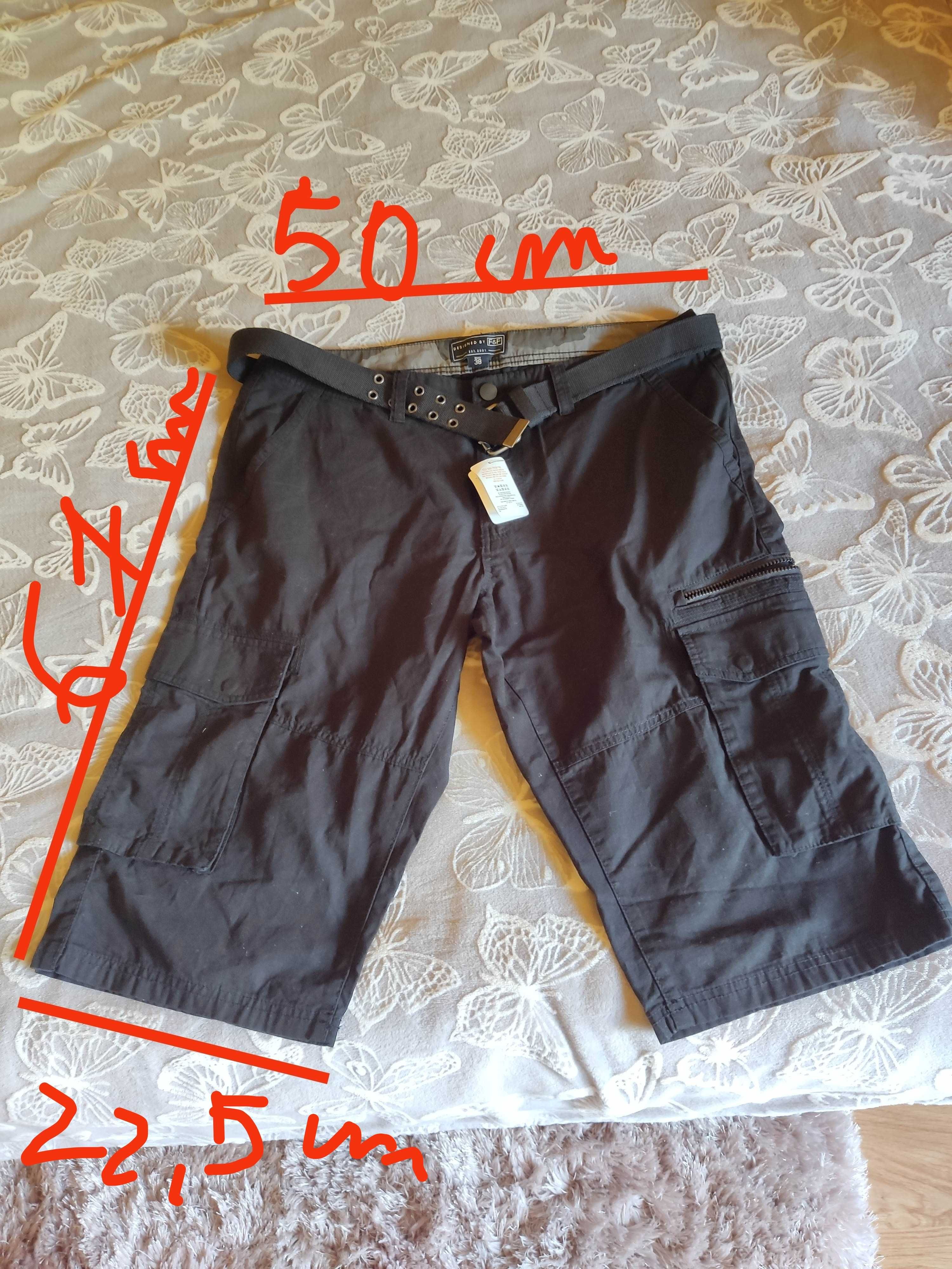 Spodnie krótkie NOWE F&F r. 38 GRATIS!!!