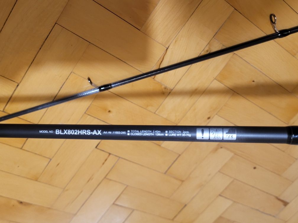 Вудлище спінінгове daiwa blx802hrs-ax