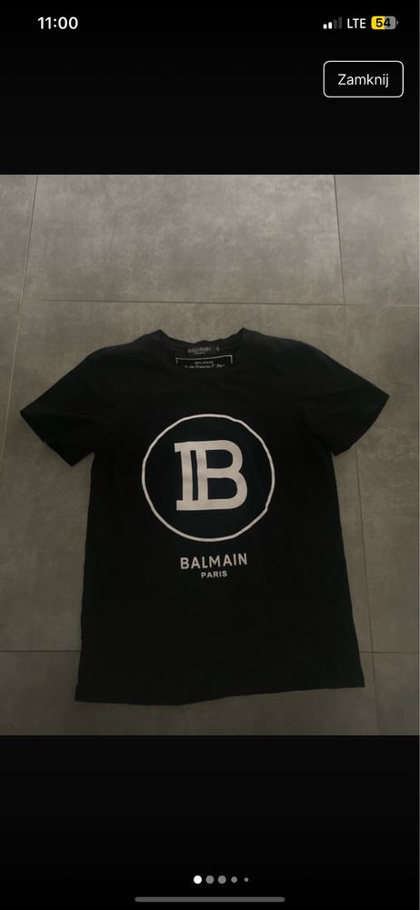 Koszulka tshirt balmain rozmiar xs