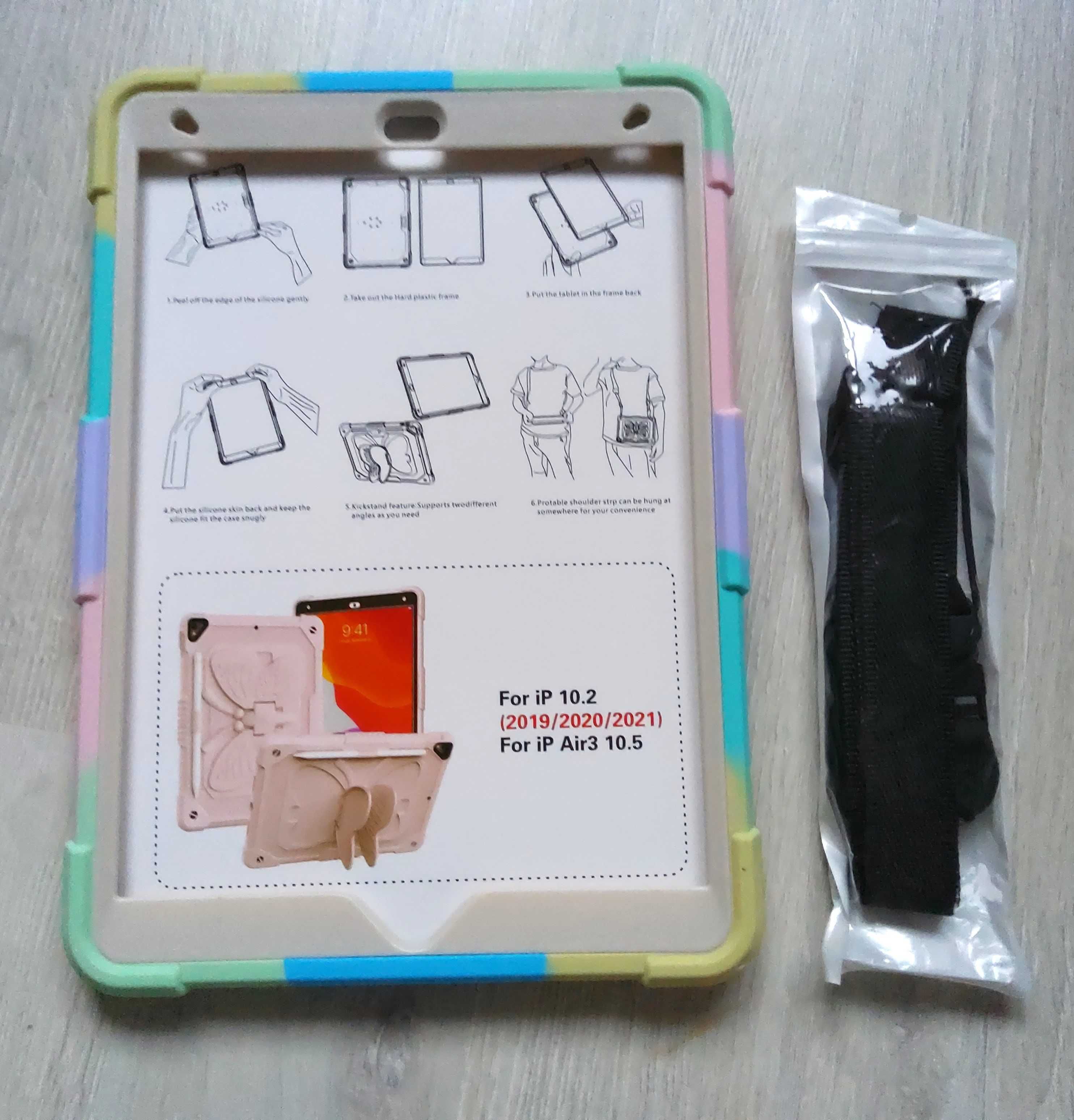 Pancerne etui case obudowa motyl iPad 10.2 (19/20/21) iPad Air3 10.5