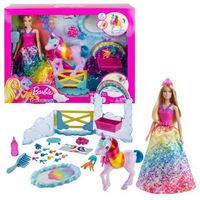 Барби Принцесса и единорог Barbie Dreamtop GTG01 Princess with Unicorn