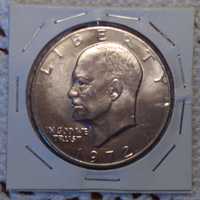 EUA - moeda de 1 dólar de 1972 Eisenhower