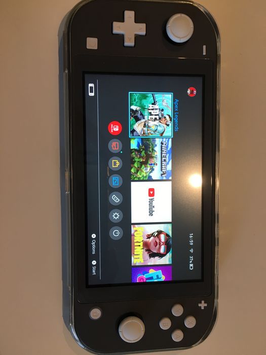 Nintendo Lite z grą i kartą pamięci