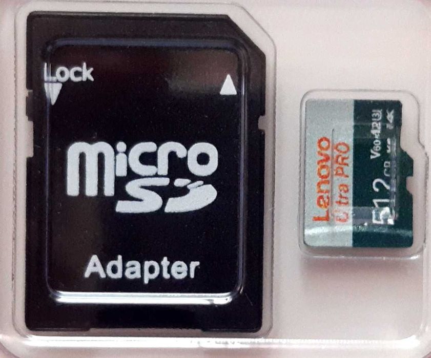 Micro SD Card 512Gb com adaptador