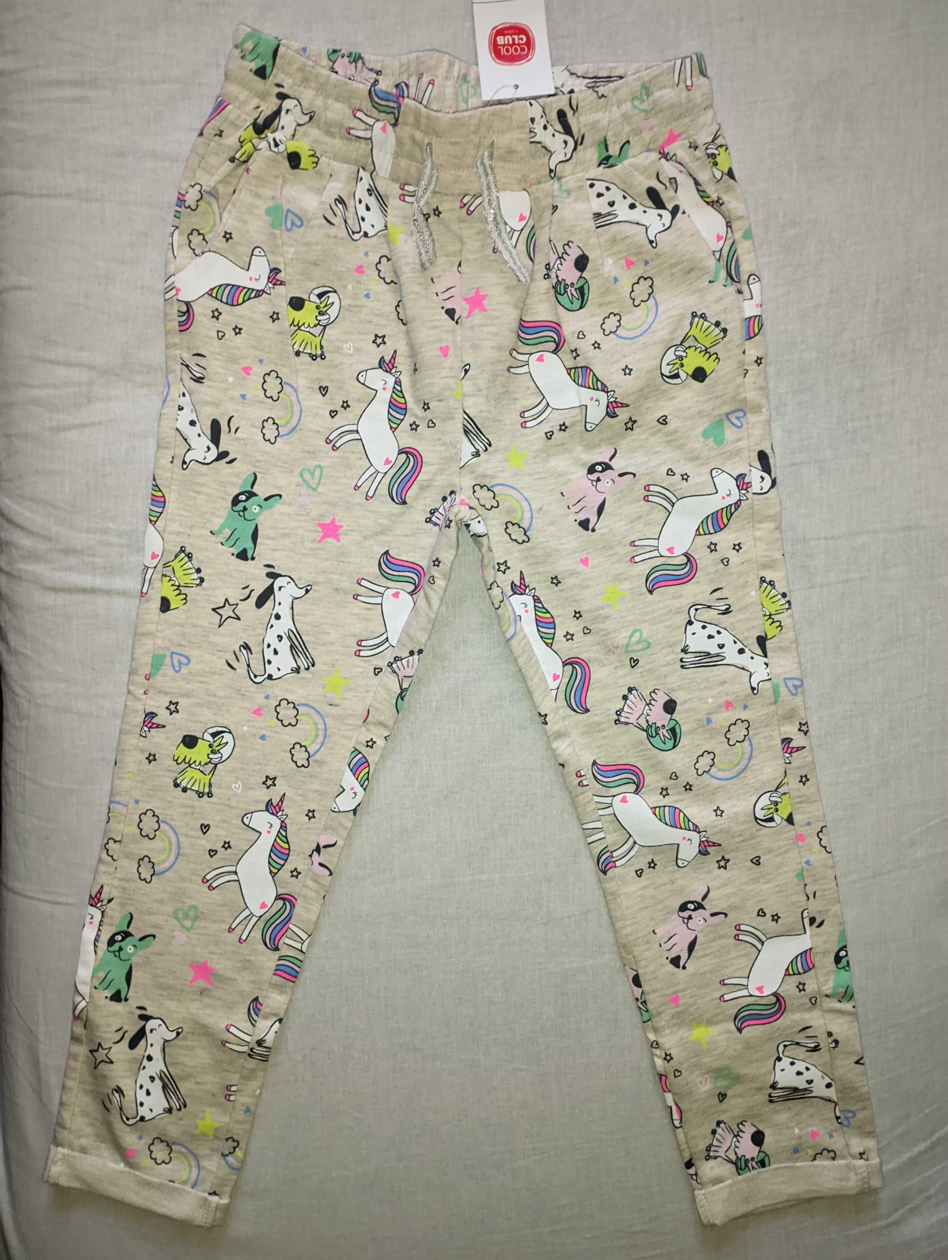 Spodnie dresowe dla dziewczynki Cool Club (sklep Smyk) w rozm. 116