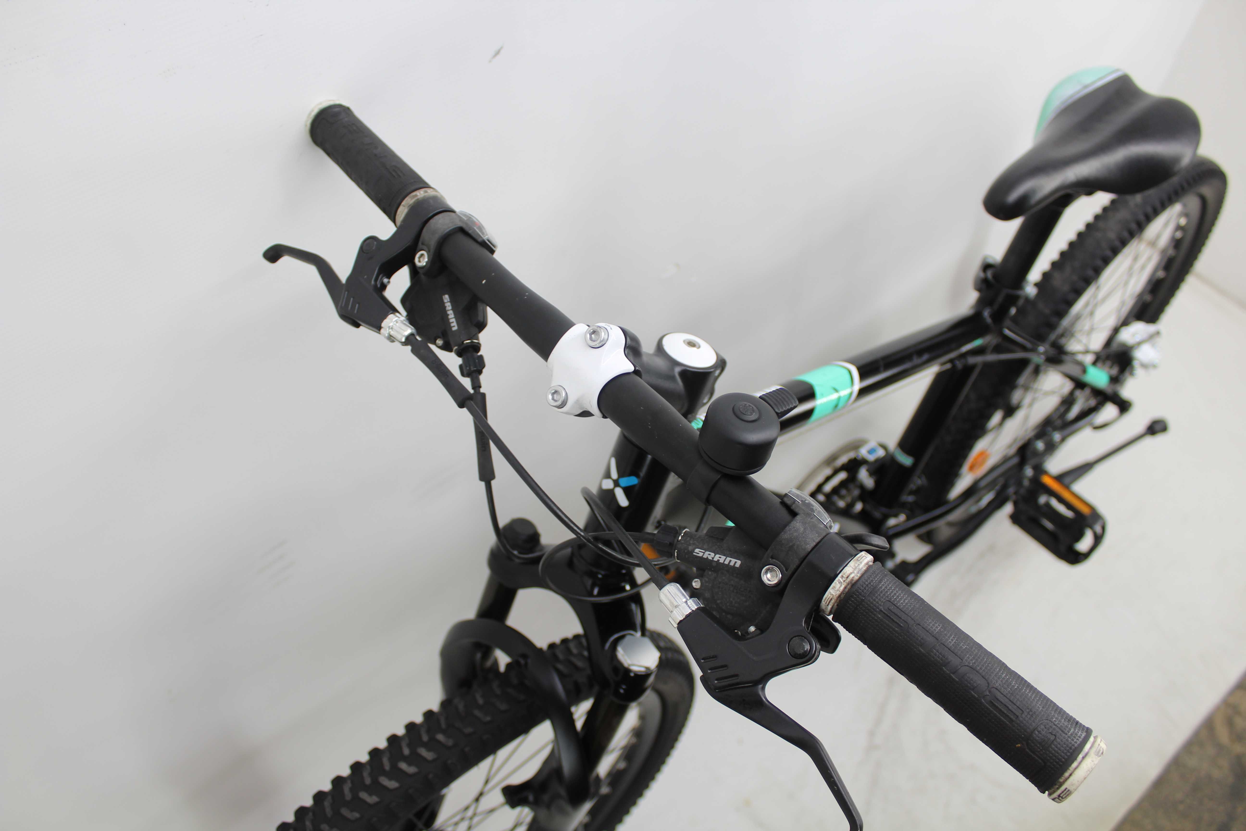 Aluminiowy dziecięcy rower MTB "B'TWIN" Koła 24'' 24 biegi SRAM X4