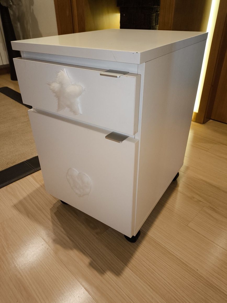 Móvel Branco c/Gavetas  40x51x63 - Muito Versátil