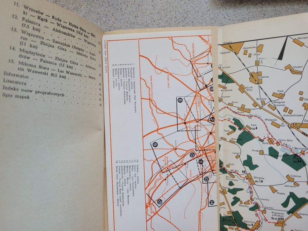 l.Herz Otwock i okolice.Podwarszawskie szlaki piesze t.9 SiT 1975