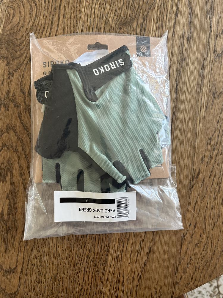 Rękawiczki rowerowe SIROKO Aero Dark Green