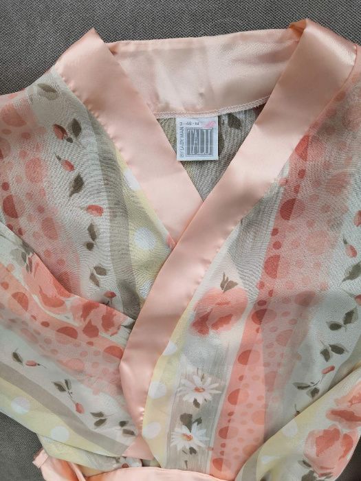 Халат женский кимоно шелковый TALU (Италия) р.48