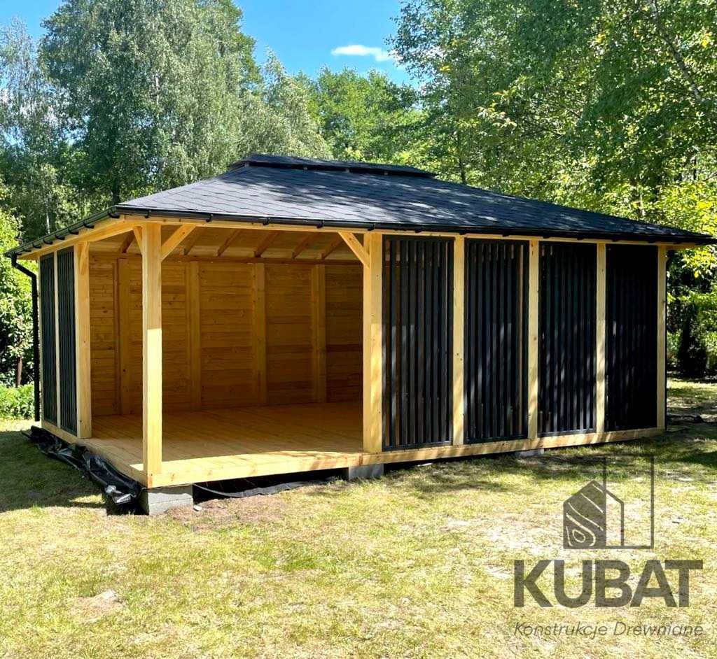 Nowoczesna altana ogrodowa 4x5 | altanka ogrodowa | drewniana altana