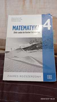 Matematyka 4 zbiór zadań zakres rozszerzony Kurczaba Świda