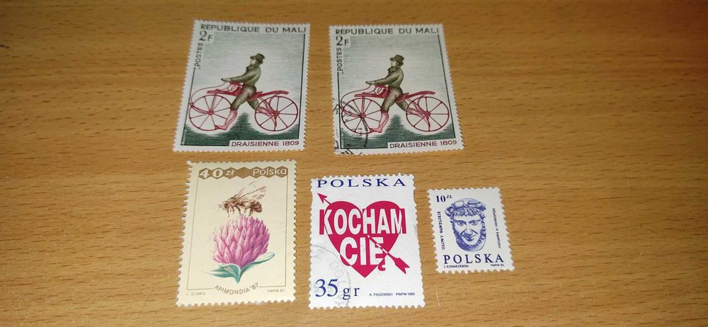 Znaczki pocztowe filatelistyka kolekcjonerskie znaczki