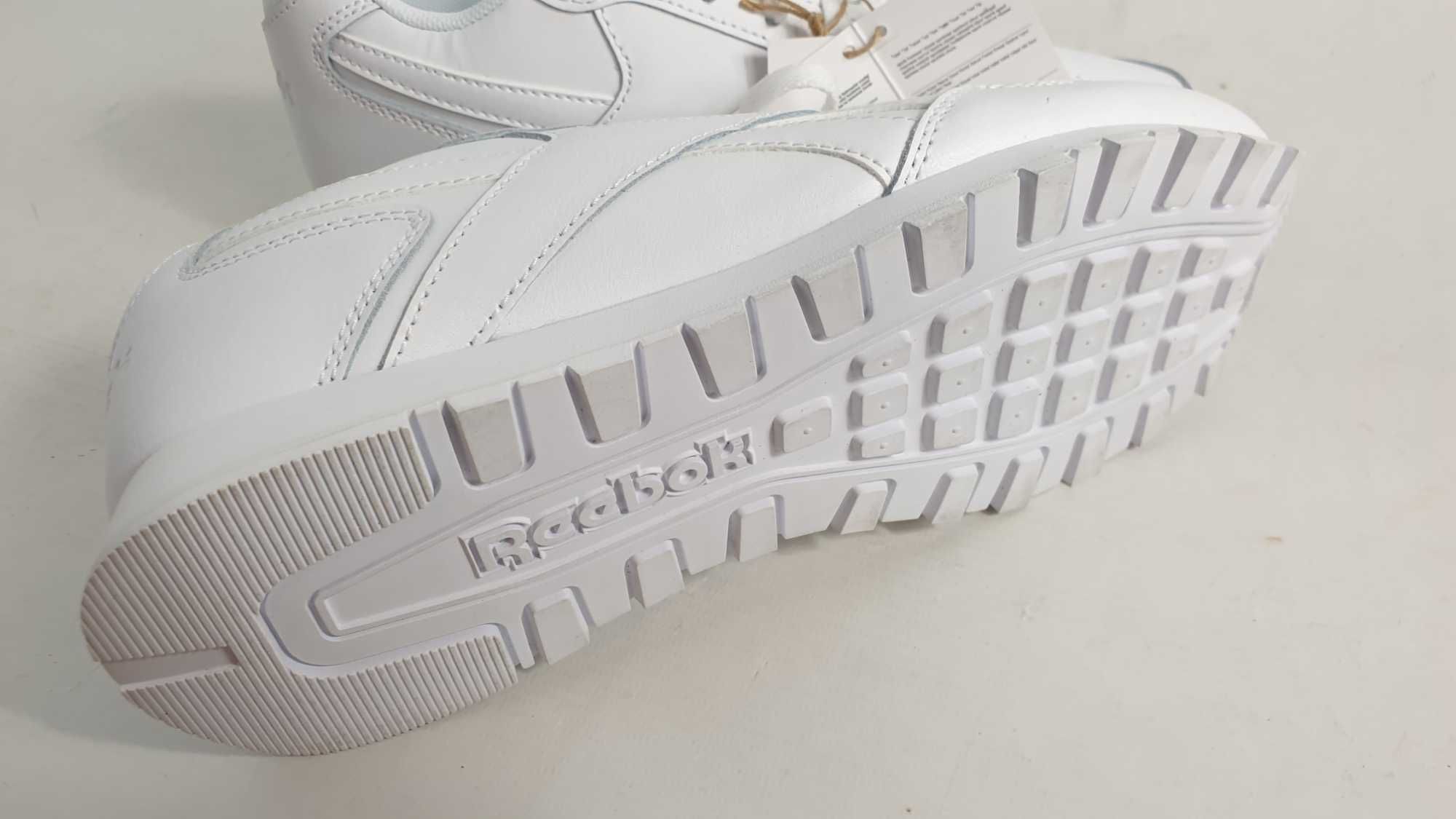Buty dziecięce Reebok Glide białe skóra sneakers rozmiar  38