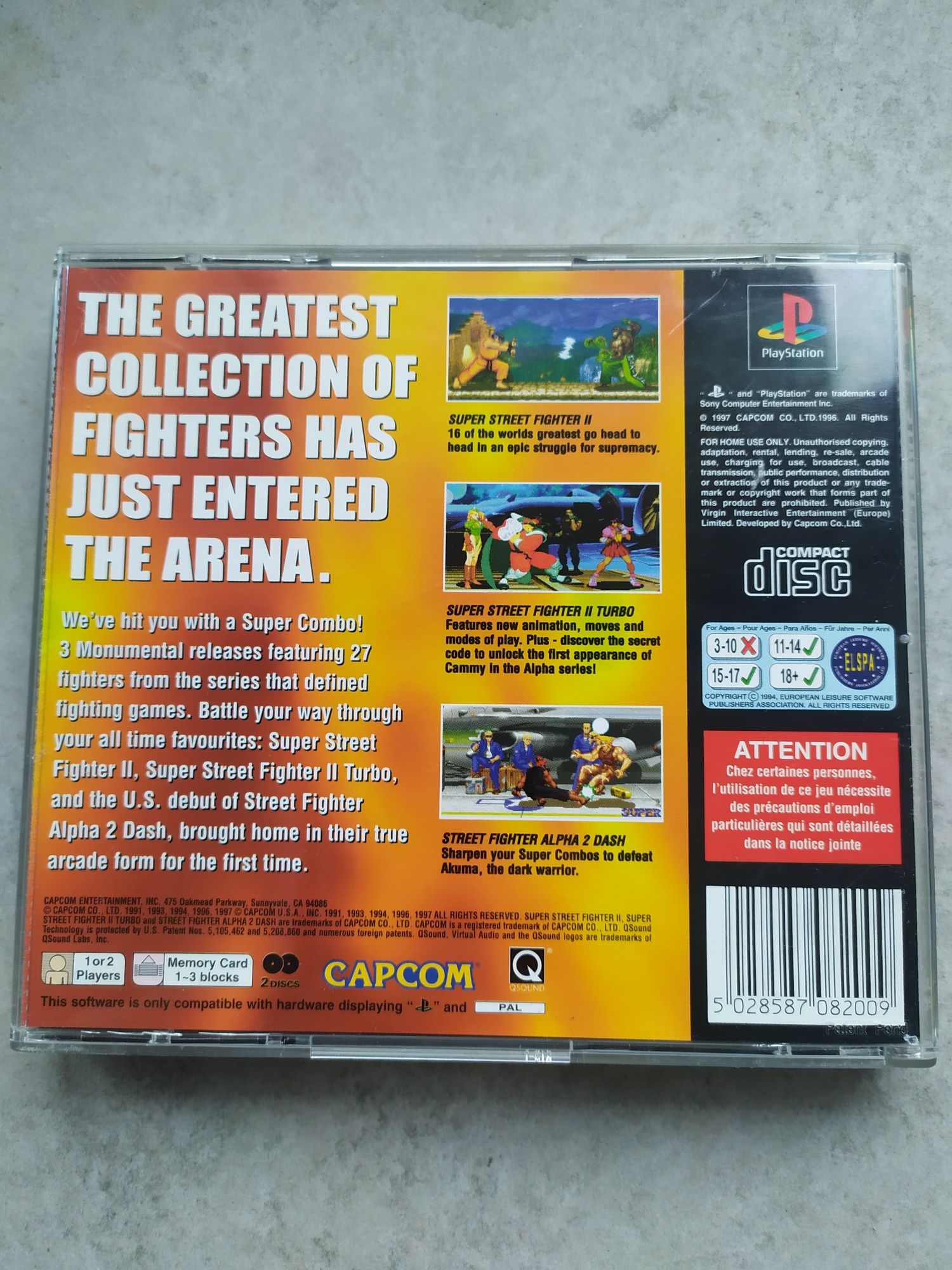 Street Fighter Collection ps1