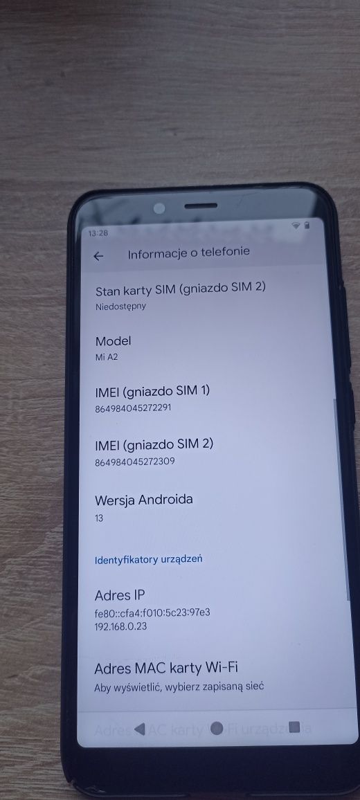Smartfon Telefon Xiaomi Mi A2 jedyny taki z androidem w wersji 13