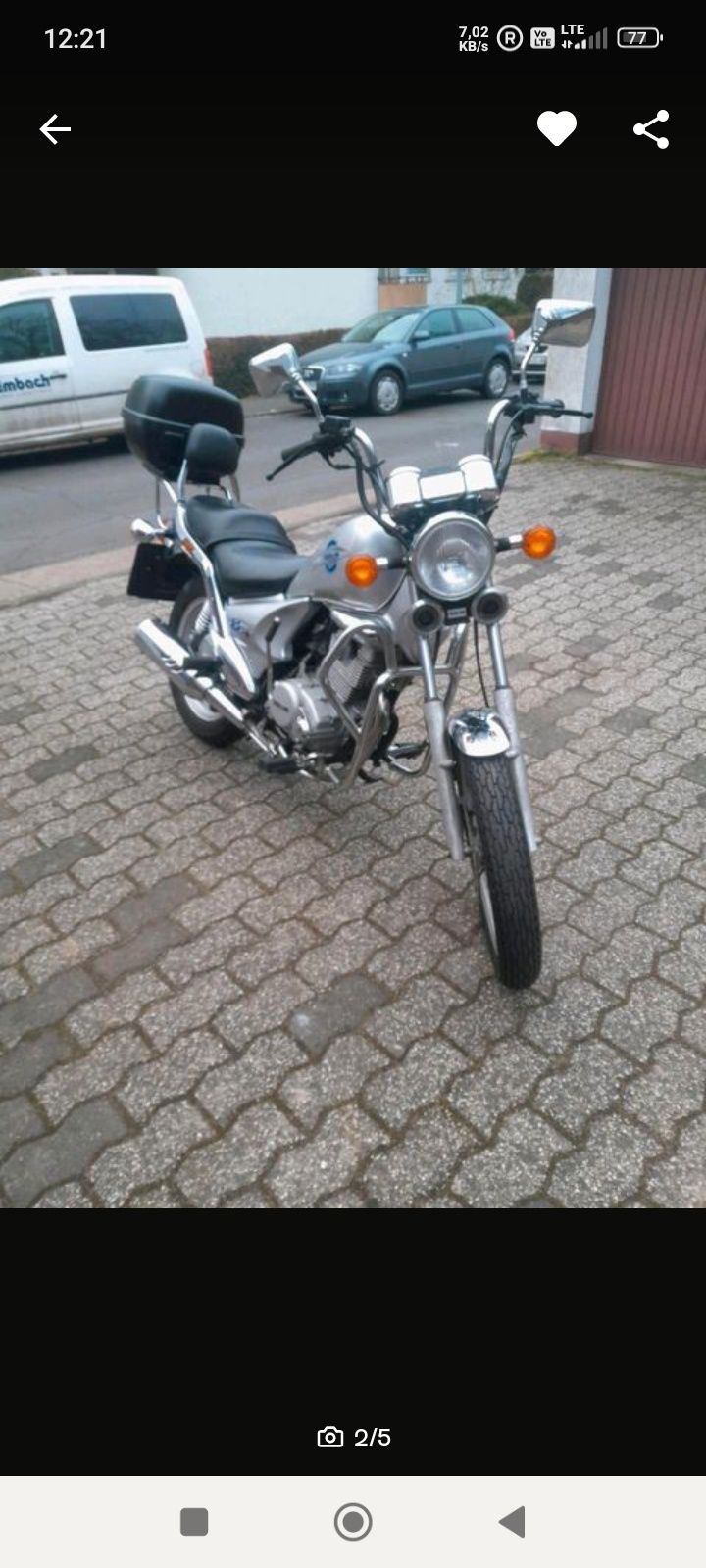 Daelim  VS 125F tylko 3800 km