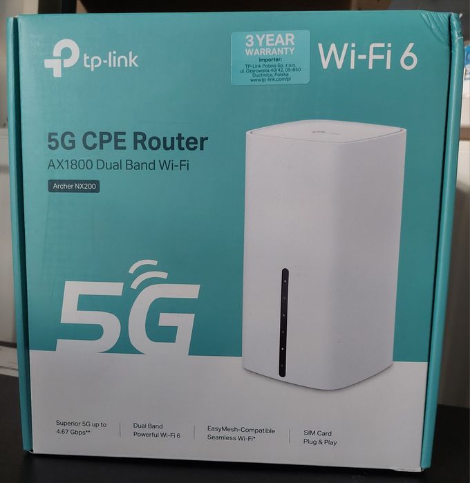 Router TP-Link NX200 5G AX1800