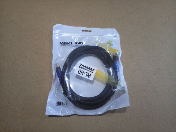 Wavlink качественный HDMI 2.0 кабель в оплетке 4К/60 Гц на 2 метра