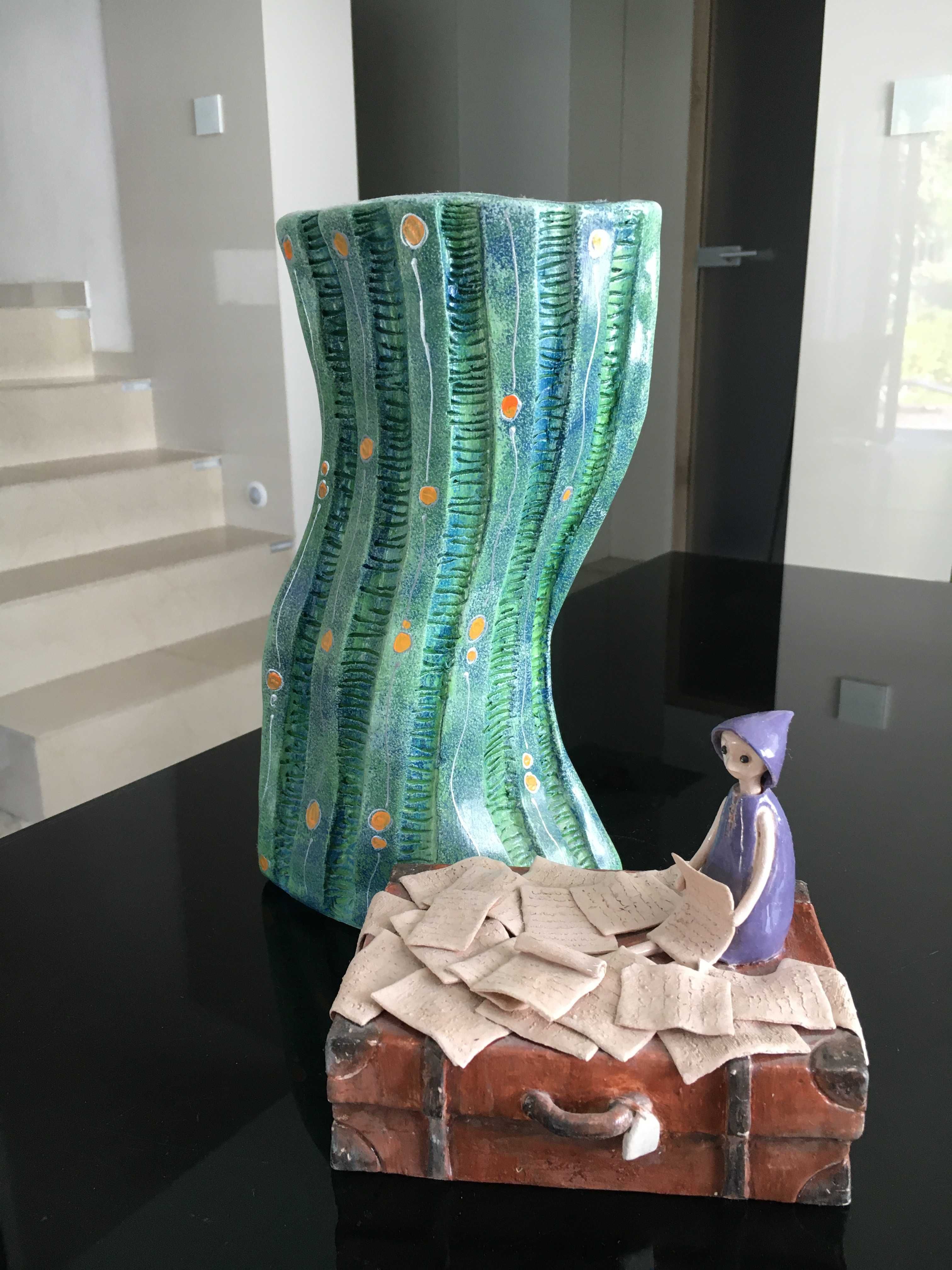 Piękny wazon design ręcznie robiony