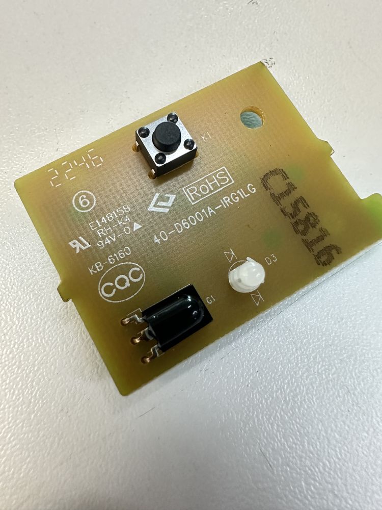 Recetor IR e Botão Power P/ TCL 40S5200
