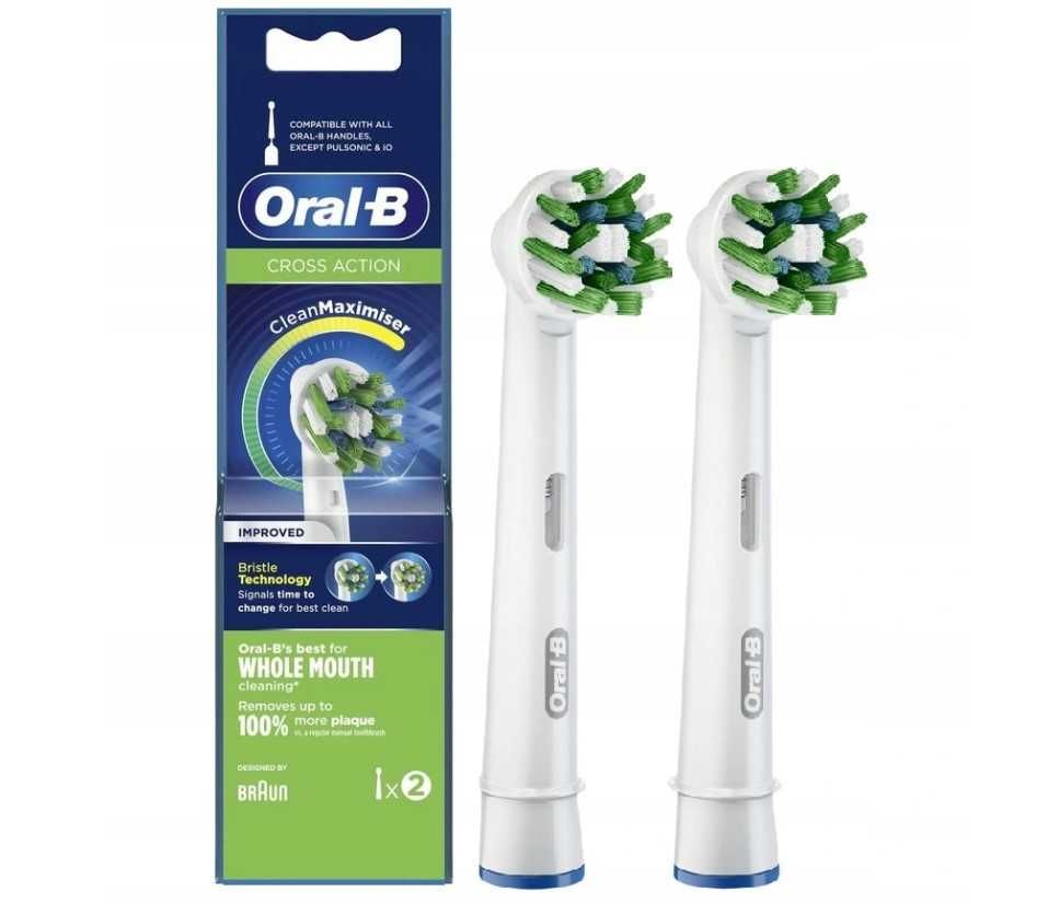 Насадки Oral b Braun по 2 шт для електричних зубних щіток Оригінал!