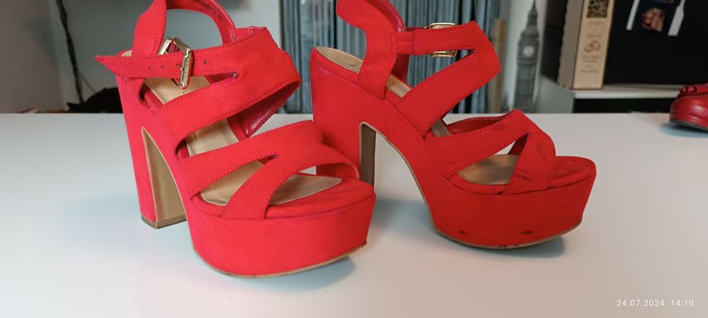 Sandały na słupku r.36 NEW LOOK