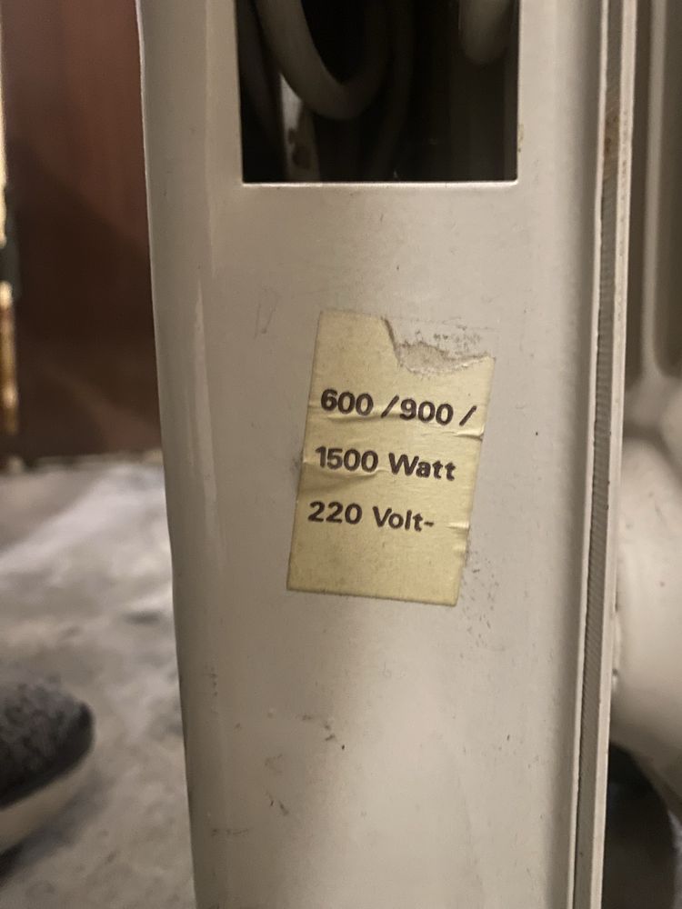 Aquecedor radiador a oleo
