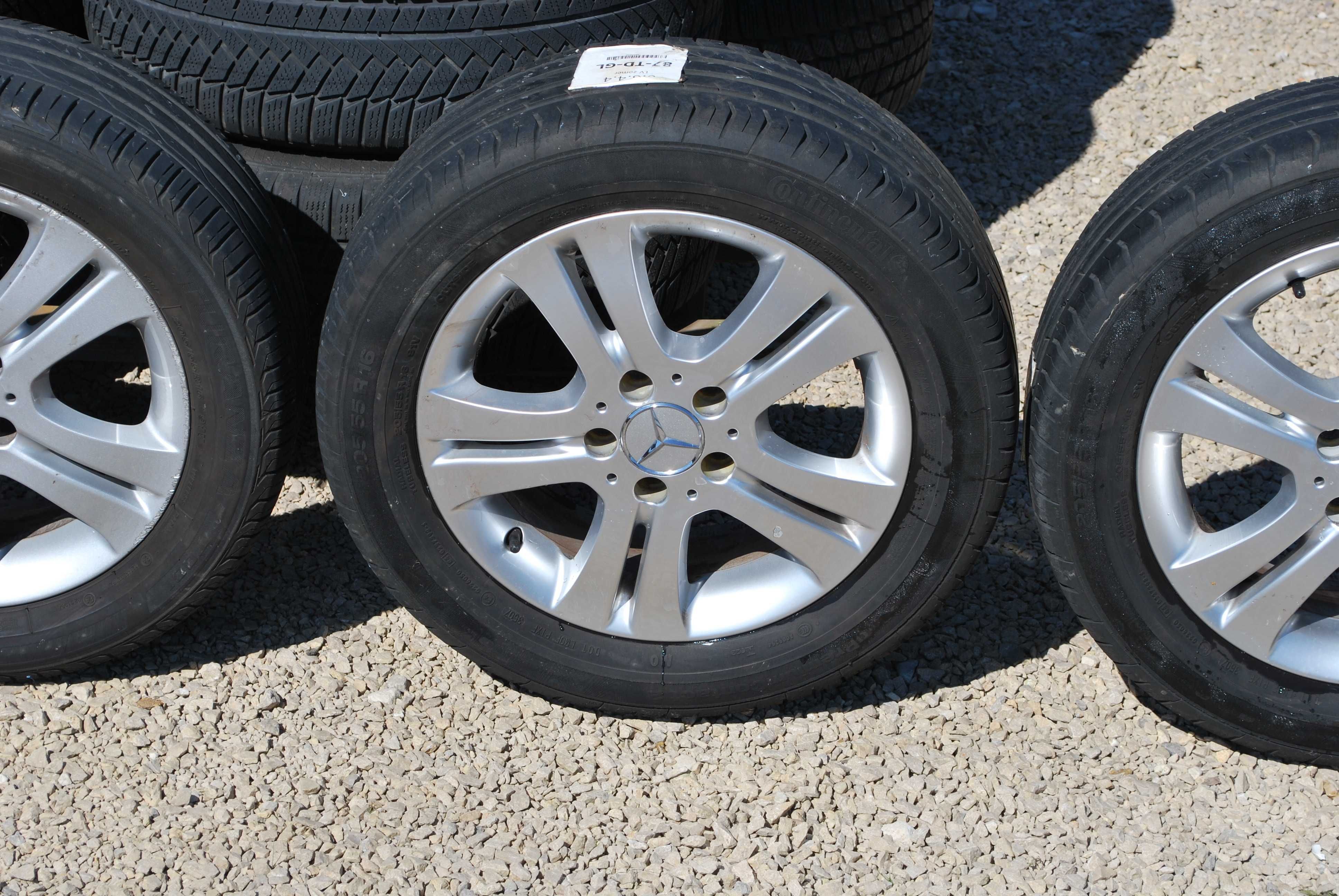 Koła 205/55 R16 5x112 Alufelgi + opony letnie Mercedes Seat Audi Skoda