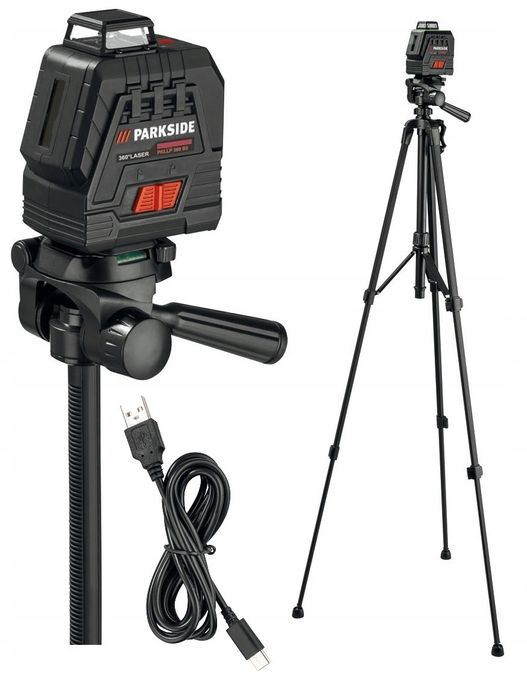 Akumulatorowy laser krzyżowy Parkside PerformancePKLLP 360 B3