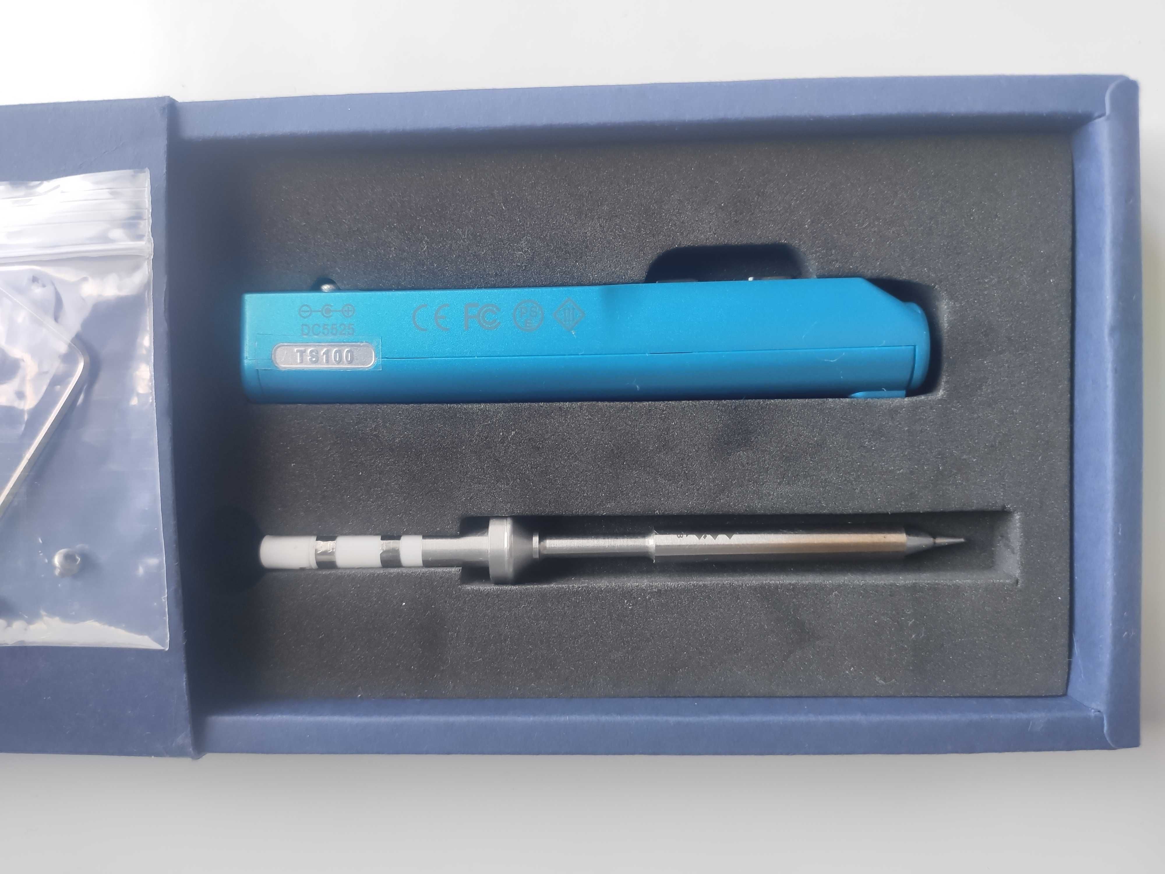 Mini Estação Soldar - TS100 soldering iron  package