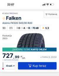 Opony letnie Falken Azenis FK520 245/30 ZR20