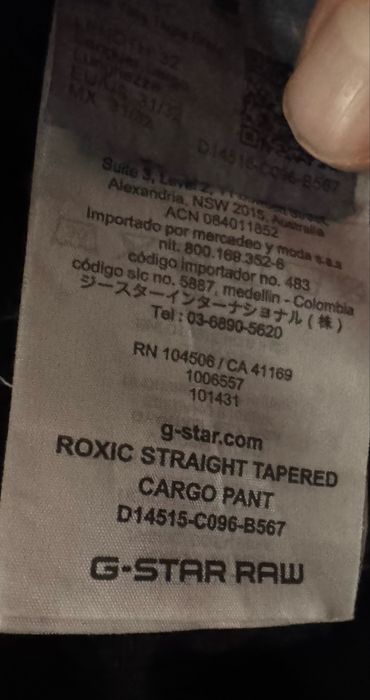 Bojowki G star Roxic 31/32 roz.M stan idealny