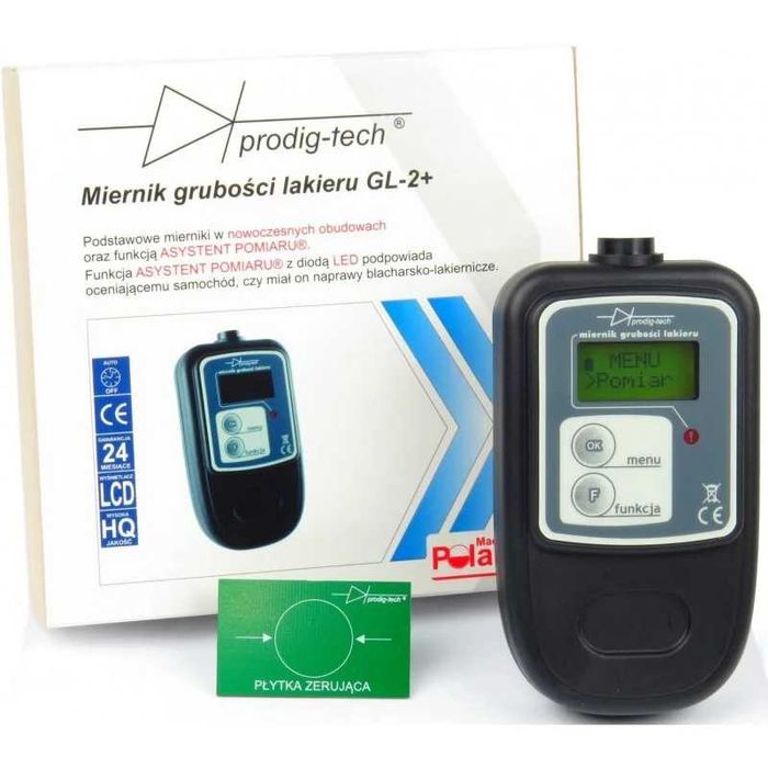 Przyrząd miernik grubości GL-2+ tester lakieru ocynk aluminium stal