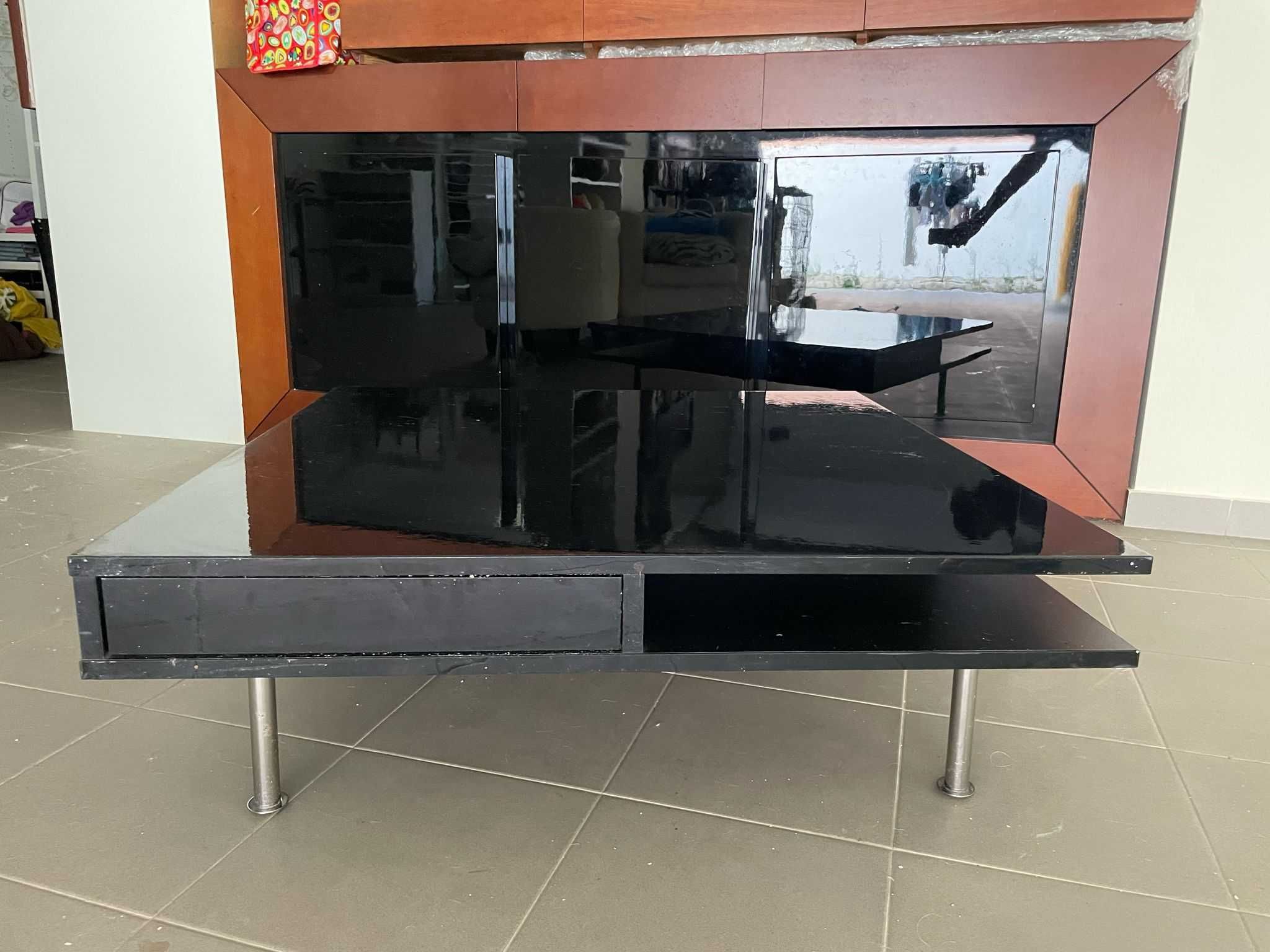 IKEA Mesa centro Preto lacado