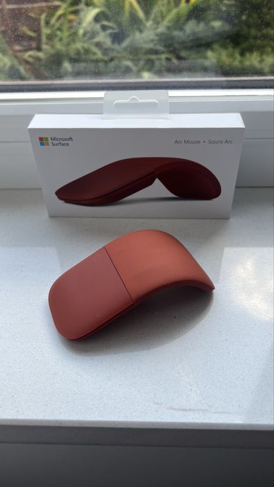 Myszka bezprzewodowa microsoft arc mouse czerwona bluetooth