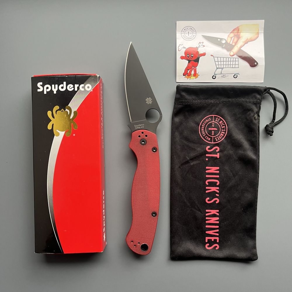 Spyderco Paramilitary 2 CPM 4v limited edition нож ніж