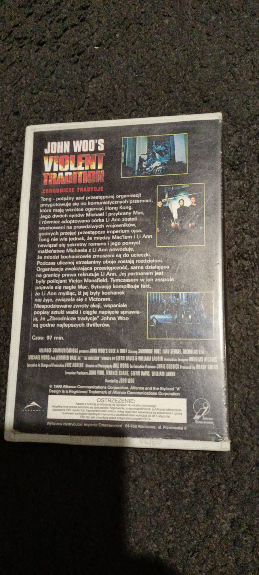 Film VHS Violent tradition 1996