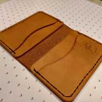 Borubar Skóroszyj - EDC - składany portfel / cardholder ze skóry