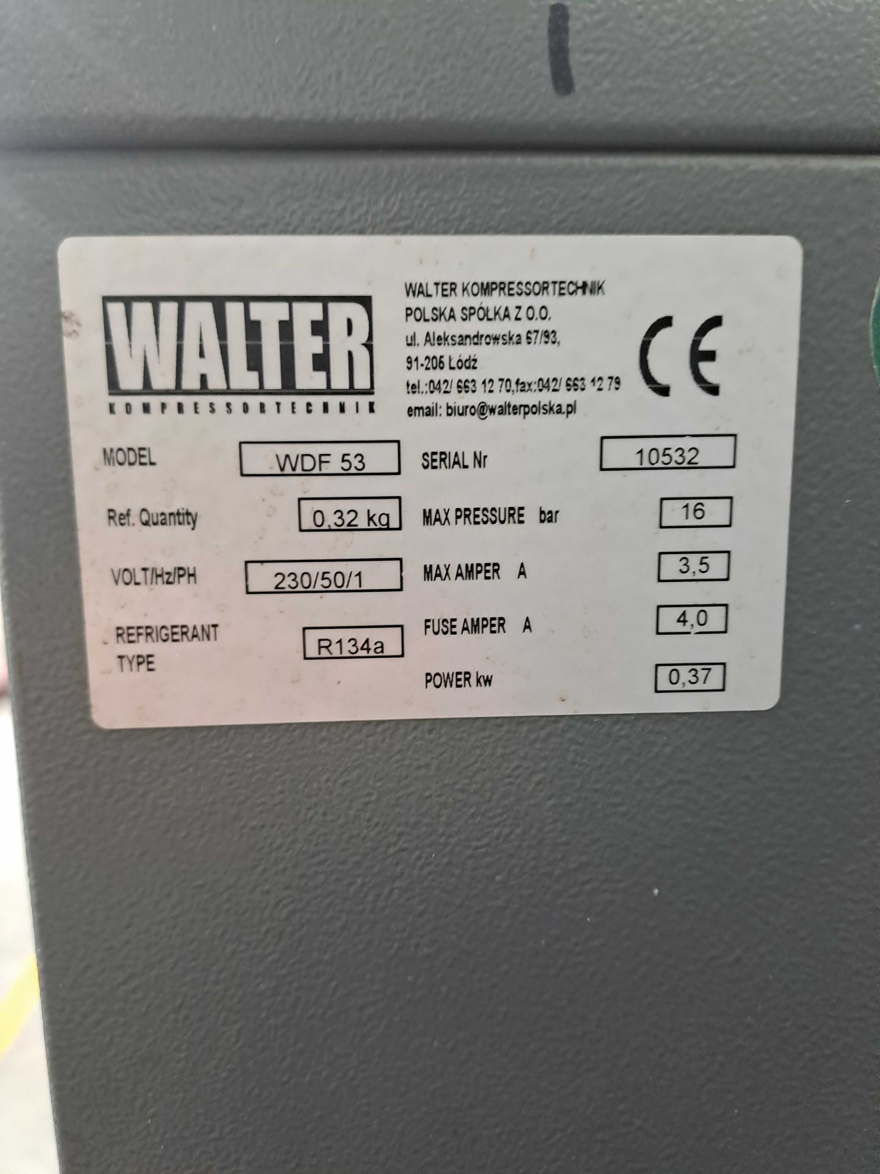 Walter sprężarka SKTG 5.5/7.5 SX z osuszaczem WDF 53