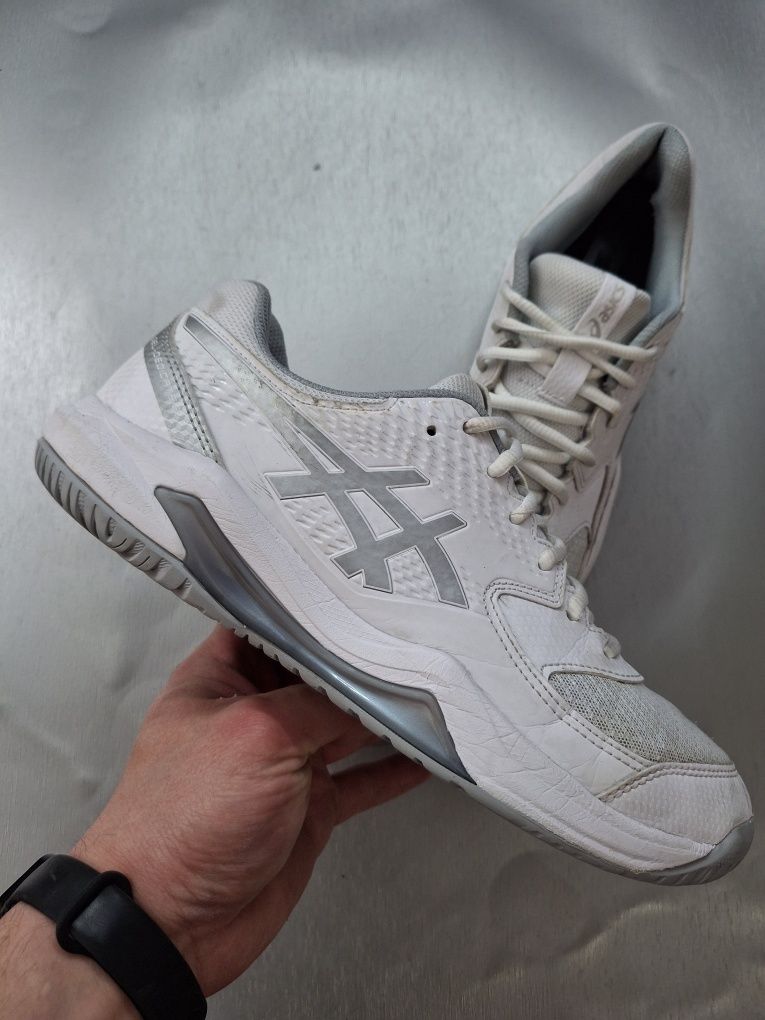 Кроссовки ASICS Gel Dedicate 8 White 
ОРИГИНАЛ 
Отлично подходят для з