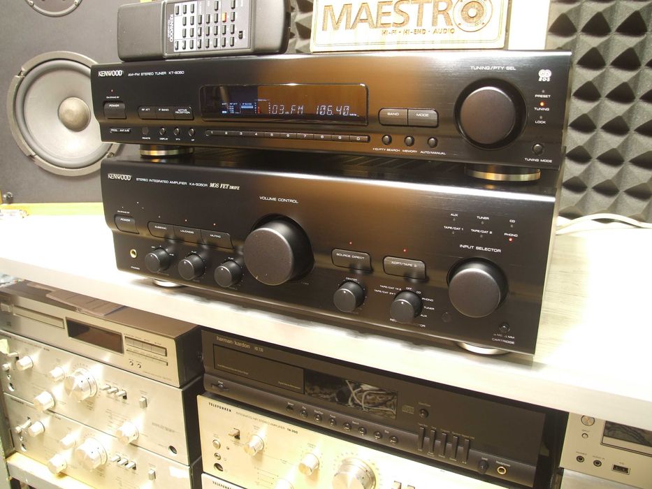 Підсилювач Kenwood KA-5050R. 2х120. JAPAN. MOS FET. Пульт. 12 кг.