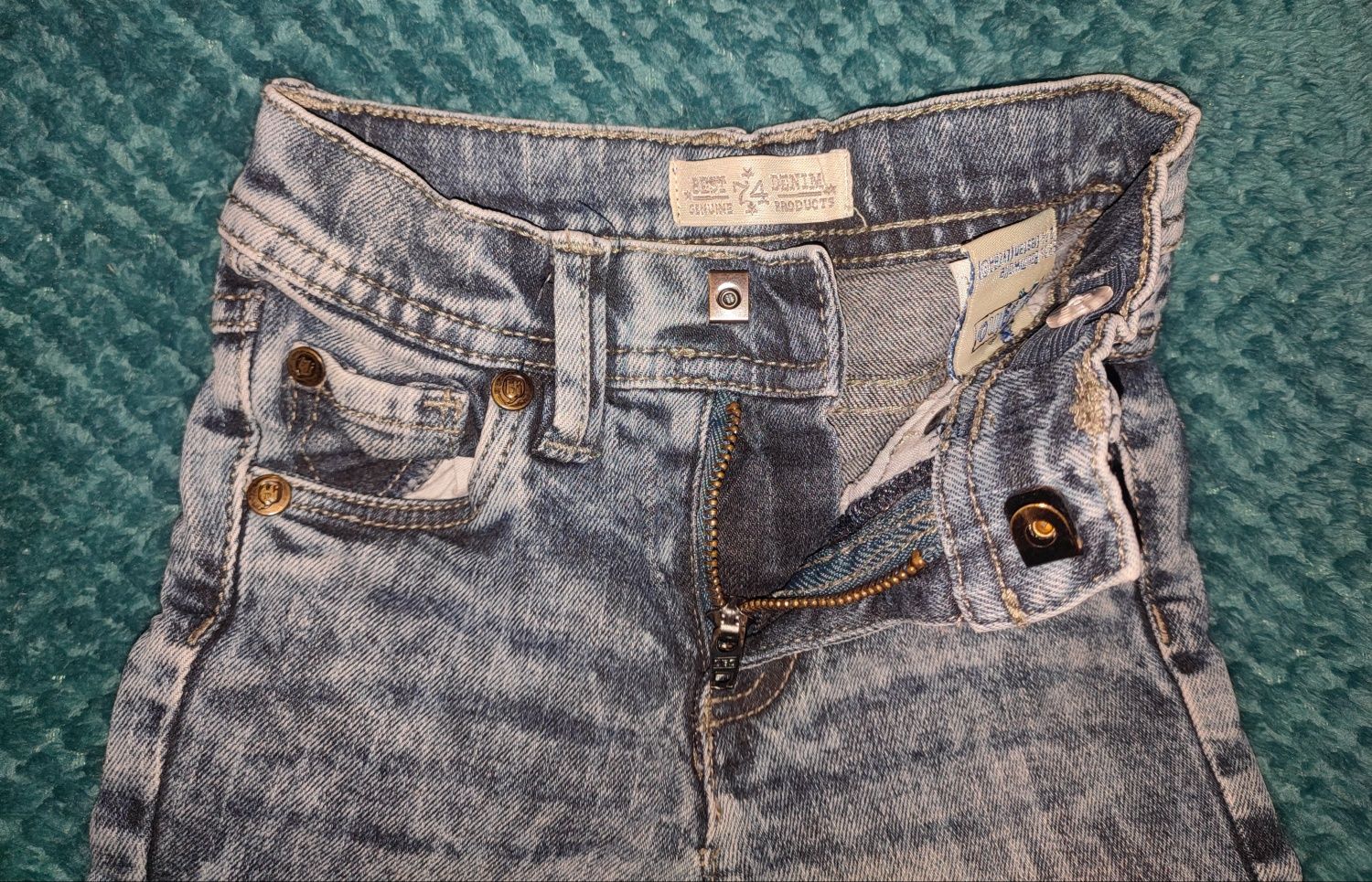 Spodnie jeansy dla chłopca Papagino 86